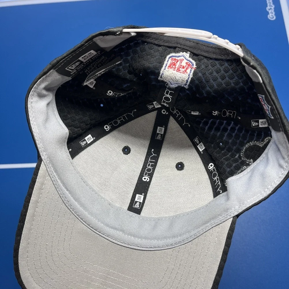 New Era Black LA Rams Super Bowl LVI Champions 9FORTY Snapback Adjustable Hat‎
